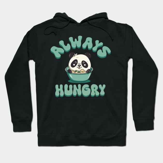 Always Hungry Panda Hoodie by CEYLONEX